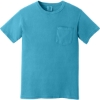 Custom COMFORT COLORS Heavyweight Ring Spun Pocket Tee. Sapphire Blue