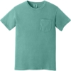 Custom COMFORT COLORS Heavyweight Ring Spun Pocket Tee. Seafoam Green