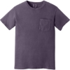 Custom COMFORT COLORS Heavyweight Ring Spun Pocket Tee. Wine Purple