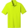 Custom Nike Dri-FIT Vertical Mesh Polo. Volt Yellow