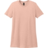 Custom Gildan Softstyle Womens CVC T-Shirt Dusty Rose Pink