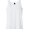 Custom Gildan Softstyle Junior Fit Tank Top. White