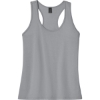 Custom Gildan Softstyle Womens CVC Racerback Tank Cement Gray