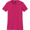 Custom Gildan Womens Softstyle Midweight Tee Heliconia Pink