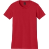 Custom Gildan Womens Softstyle Midweight Tee Red