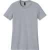 Custom Gildan Womens Softstyle Midweight Tee Ring Spun Sport Gray