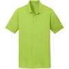 Custom Nike Dri-FIT Solid Icon Pique Modern Fit Polo. Chartreuse