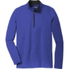 Custom Nike Dri-FIT Stretch 1/2-Zip Cover-Up. Deep Royal Blue/Black