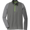 Custom Nike Dri-FIT Stretch 1/2-Zip Cover-Up. Dark Gray/Cool Gray/Volt Green