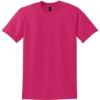 Custom Gildan DryBlend 50 Cotton/50 Poly T-Shirt. Heliconia Pink
