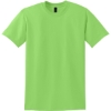 Custom Gildan DryBlend 50 Cotton/50 Poly T-Shirt. Lime Green