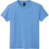 Custom Gildan Youth DryBlend 50 Cotton/50 Poly T-Shirt. Carolina Blue