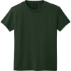 Custom Gildan Youth DryBlend 50 Cotton/50 Poly T-Shirt. Forest Green