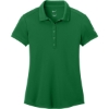 Custom Nike Womens Dri-FIT Players Modern Fit Polo. Pine Green