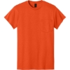 Custom Gildan - DryBlend 50 Cotton/50 Poly Pocket T-Shirt. Orange