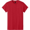 Custom Gildan - DryBlend 50 Cotton/50 Poly Pocket T-Shirt. Red