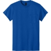 Custom Gildan - DryBlend 50 Cotton/50 Poly Pocket T-Shirt. Royal Blue