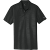 Custom Nike Dri-FIT Embossed Tri-Blade Polo. Black