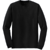 Custom Gildan - DryBlend 50 Cotton/50 Poly Long Sleeve T-Shirt. Black