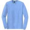 Custom Gildan - DryBlend 50 Cotton/50 Poly Long Sleeve T-Shirt. Carolina Blue