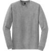 Custom Gildan - DryBlend 50 Cotton/50 Poly Long Sleeve T-Shirt. Graphite Heather Gray