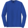 Custom Gildan - DryBlend 50 Cotton/50 Poly Long Sleeve T-Shirt. Royal Blue