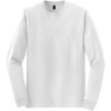 Custom Gildan - DryBlend 50 Cotton/50 Poly Long Sleeve T-Shirt. White