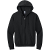 Custom Jerzees - NuBlend Full-Zip Hooded Sweatshirt. Black