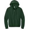 Custom Jerzees - NuBlend Full-Zip Hooded Sweatshirt. Forest Green