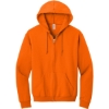 Custom Jerzees - NuBlend Full-Zip Hooded Sweatshirt. Safety Orange
