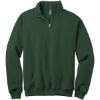 Custom Jerzees - NuBlend 1/4-Zip Cadet Collar Sweatshirt. Forest Green