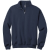 Custom Jerzees - NuBlend 1/4-Zip Cadet Collar Sweatshirt. JNavy