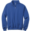 Custom Jerzees - NuBlend 1/4-Zip Cadet Collar Sweatshirt. Royal Blue