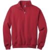 Custom Jerzees - NuBlend 1/4-Zip Cadet Collar Sweatshirt. True Red