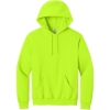 Custom Jerzees NuBlend Pullover Hooded Sweatshirt. Safety Green