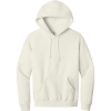 Custom Jerzees NuBlend Pullover Hooded Sweatshirt. Sweet Cream Heather Beige