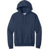 Custom Jerzees NuBlend Pullover Hooded Sweatshirt. Vintage Heather Navy Blue