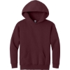 Custom Jerzees - Youth NuBlend Pullover Hooded Sweatshirt. Maroon Red
