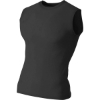 Custom A4 Compression Muscle Tee Black