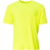Custom A4 Softek Short Sleeve Tee Safety Yellow