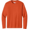 Custom A4 Cooling Performance Long Sleeve Tee Athletic Orange