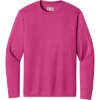 Custom A4 Cooling Performance Long Sleeve Tee Fuchsia Pink