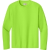 Custom A4 Cooling Performance Long Sleeve Tee Lime Green
