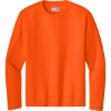 Custom A4 Cooling Performance Long Sleeve Tee Safety Orange