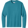 Custom A4 Cooling Performance Long Sleeve Tee Teal Green
