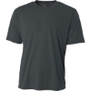 Custom A4 Youth Cooling Performance Short Sleeve Tee Graphite Gray