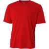 Custom A4 Youth Cooling Performance Short Sleeve Tee Scarlet Red