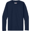Custom A4 Youth Cooling Performance Long Sleeve Tee Navy Blue