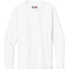 Custom A4 Youth Cooling Performance Long Sleeve Tee White