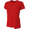 Custom A4 Womens Cooling Performance Short Sleeve Tee Scarlet Red